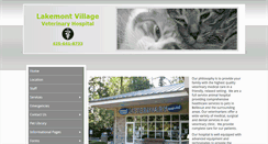 Desktop Screenshot of lakemontvillagevet.com
